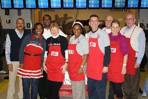 In December, chapter volunteers provide the United Services Organization with support for operation Block Leave 2010 at the Hartsfield-Jackson Atlanta International Airport.
